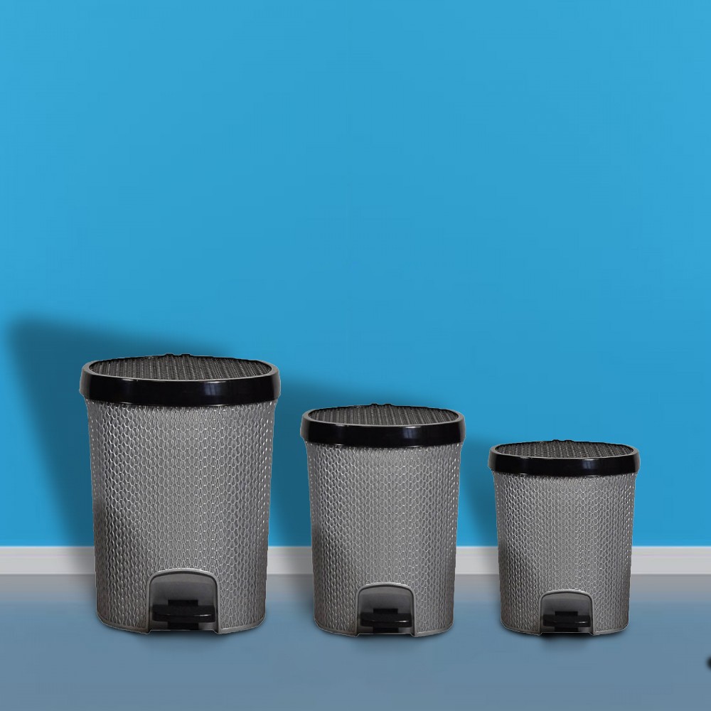 3 Laundry Basket Set Woven (6lt-12lt-20lt)-1700886