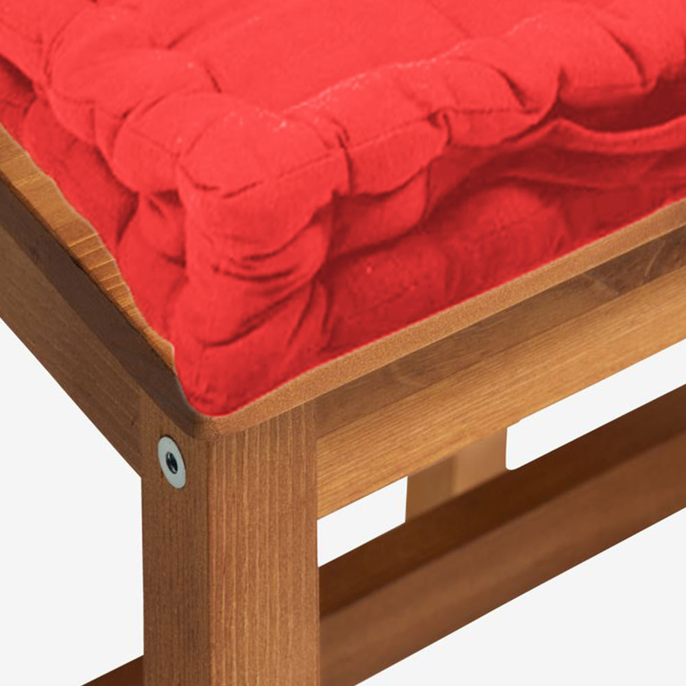 Chair Cushion SL111 40x40x8cm Red
