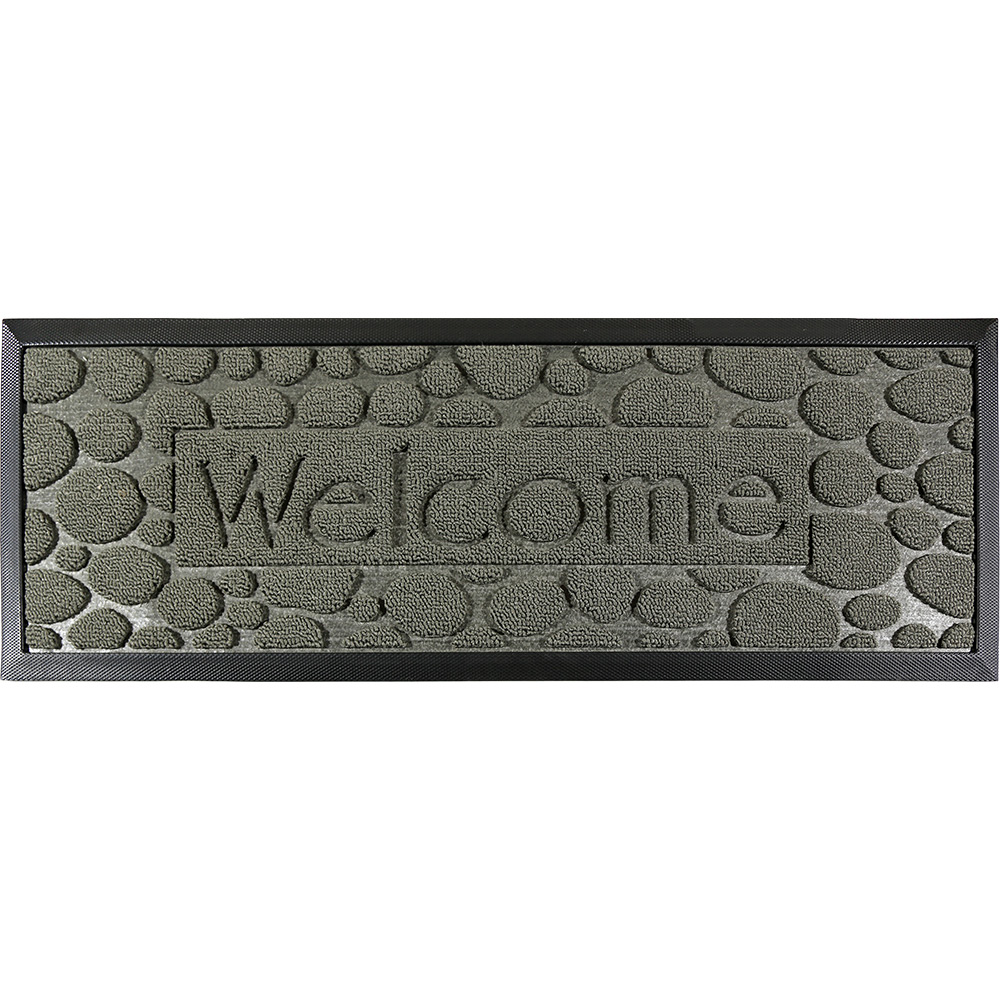 Doormat WelcomePebbles 25x75