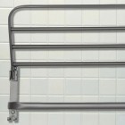 Κρεμάστρα – ραφιέρα μπάνιου επιτοίχια 6 θέσεων 58Χ21,5Χ15,5 εκ. από μέταλλο και αλουμίνιο-51371