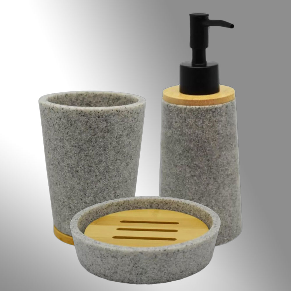 Bathroom Accessory Set 200324 3pcs-8408