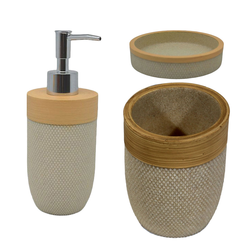Bathroom Accessory Set 3pcs 8226-8247-8249-8426