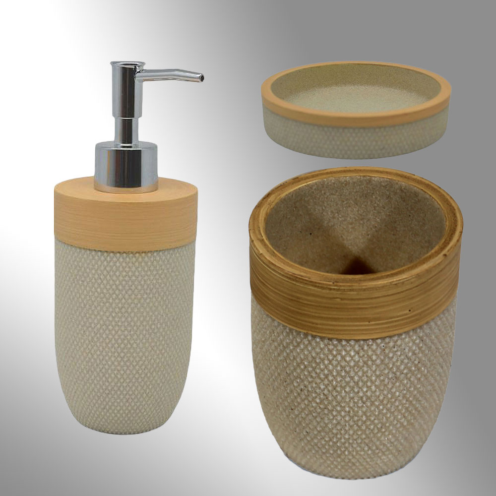 Bathroom Accessory Set 3pcs 8226-8247-8249-8426