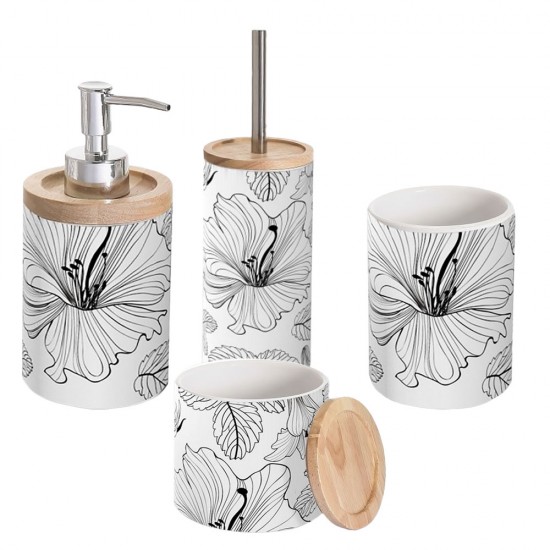 Bathroom Accessory Set 4pcs 8143-8144-8145-8146