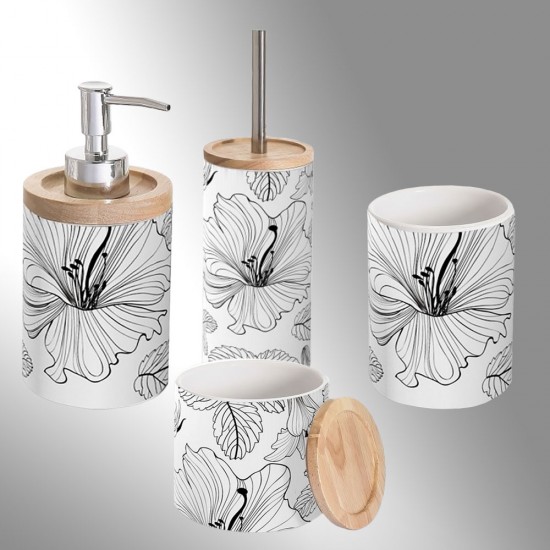 Bathroom Accessory Set 4pcs 8143-8144-8145-8146