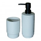 DISPENSER ΠΟΤΗΡΟΘΗΚΗ ΣΕΤ ΠΟΛΥΕΣΤΕΡΙΚΟ ΑΣΠΡΟ SL8445-8445