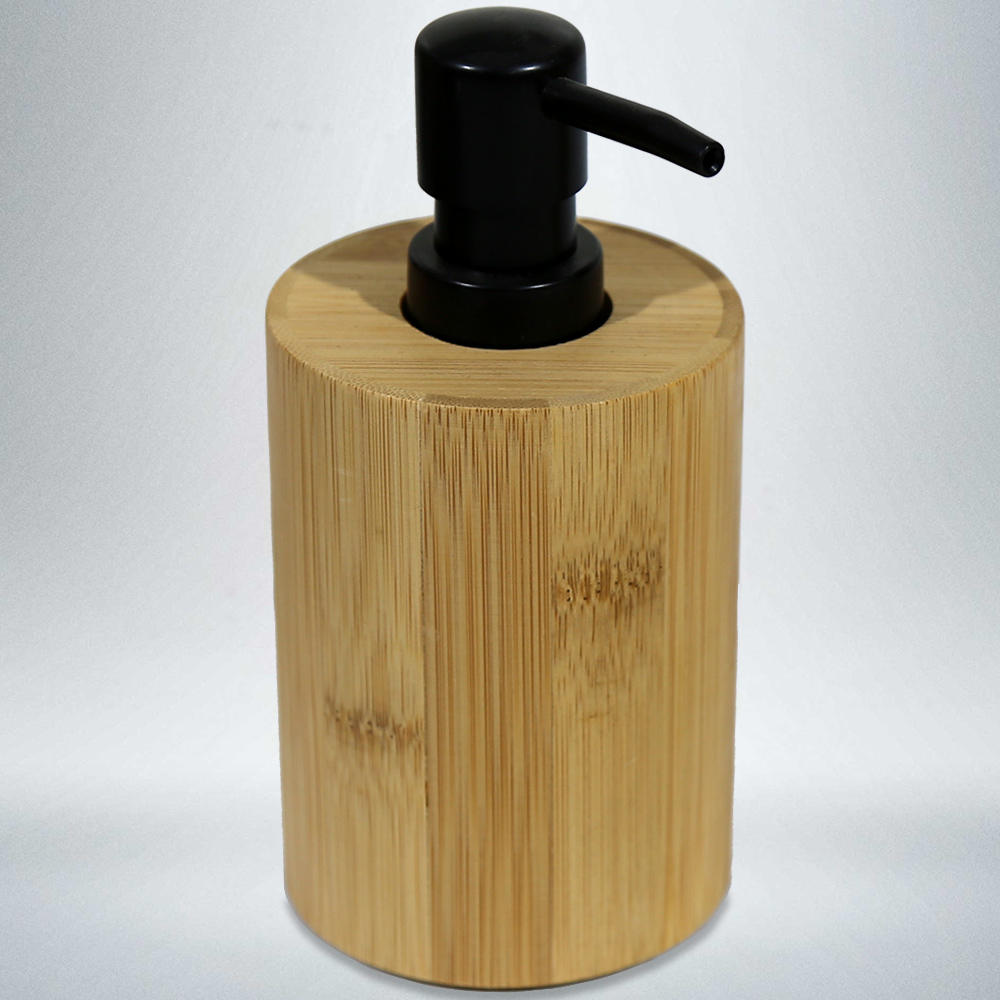 Dispenser with Bamboo SL702 8x8x16cm