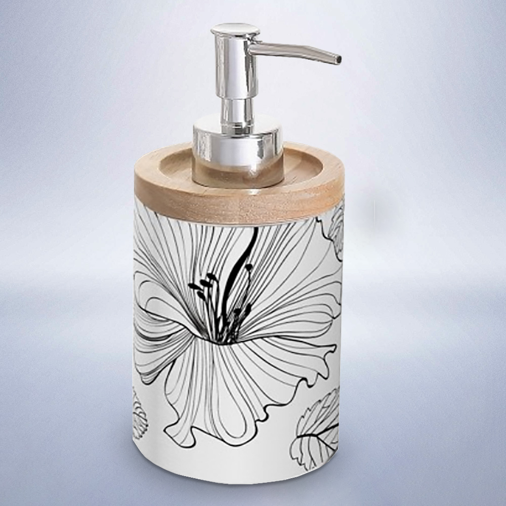Dispenser WhiteFlower 4x6cm-8143