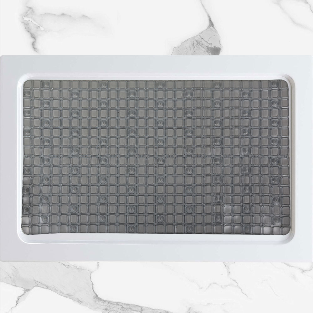 ΠΑΤΑΚΙ ΜΠΑΝΙΟΥ ΑΝΤΙΟΛΙΣΘΗΤΙΚΟ ΑΝΟΙΧΤΟ ΓΚΡΙ 40x70-8321