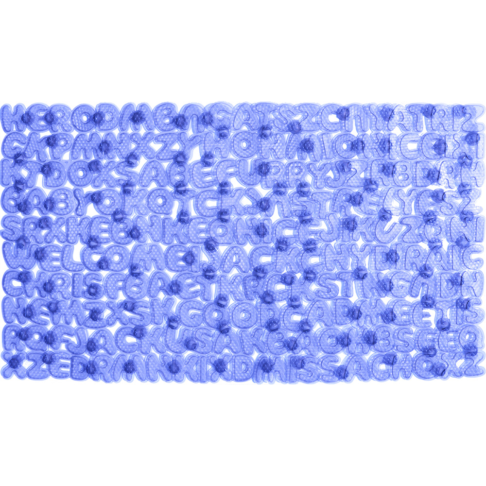 ΠΑΤΑΚΙ ΜΠΑΝΙΟΥ LISTY ΔΙΑΦΑΝΟ ΜΠΛΕ ΑΝΤΙΟΛΙΣΘΗΤΙΚΟ 35Χ76