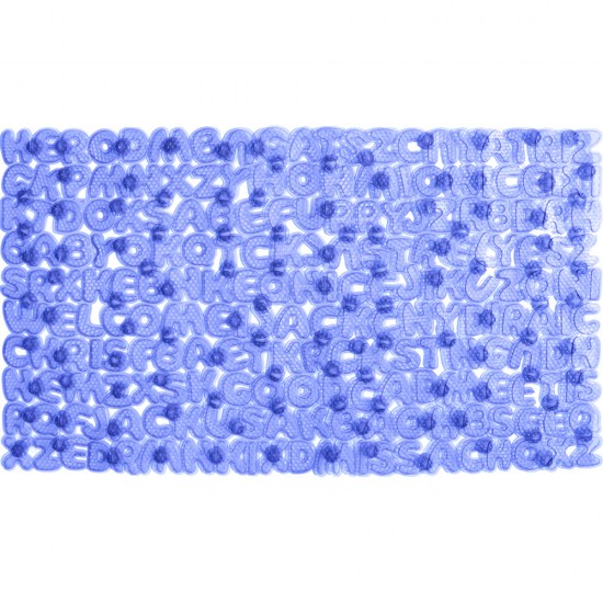 ΠΑΤΑΚΙ ΜΠΑΝΙΟΥ LISTY ΔΙΑΦΑΝΟ ΜΠΛΕ ΑΝΤΙΟΛΙΣΘΗΤΙΚΟ 35Χ76