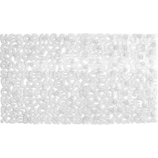 Non-slip Bathtub Mat Listy Transparent, 35x76cm.
