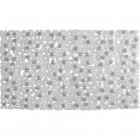 Non-slip Bathtub Mat Listy Transparent Brown, 35x76cm.