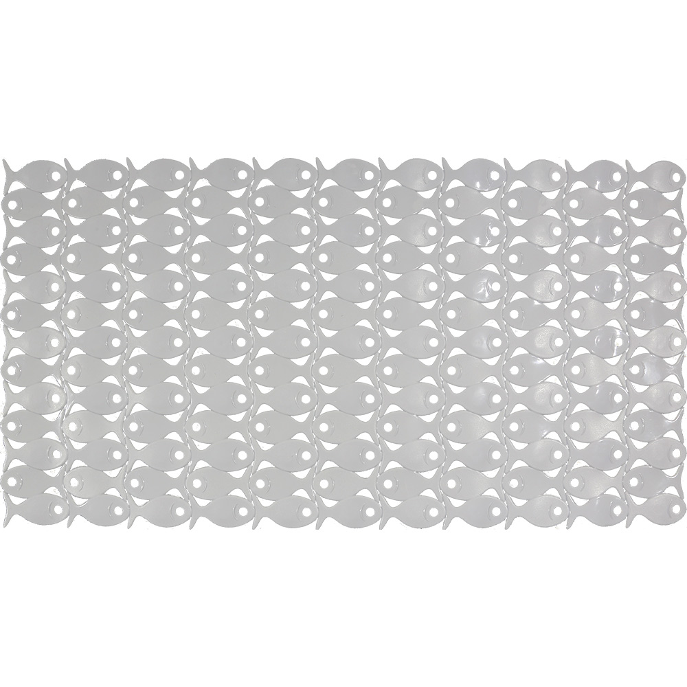 Non-slip Bathtub Mat Seafish White 35x70cm