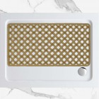 Non-slip Bathtub Mat SL8059 Brown Semi-transparent 36x72cm