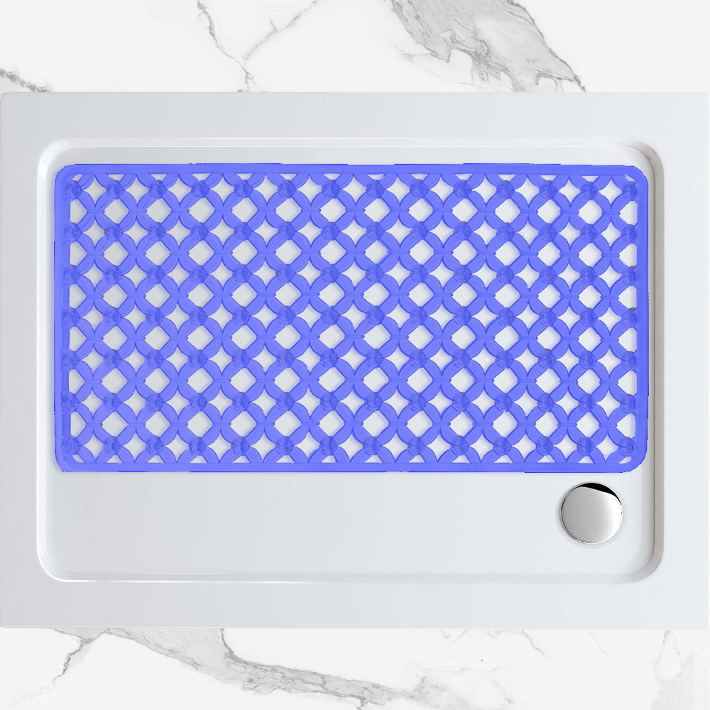 ΠΑΤΑΚΙ ΜΠΑΝΙΟΥ SL8059 ΜΠΛΕ ΗΜΙΔΙΑΦΑΝΟ ΑΝΤΙΟΛΙΣΘΗΤΙΚΟ 36Χ72