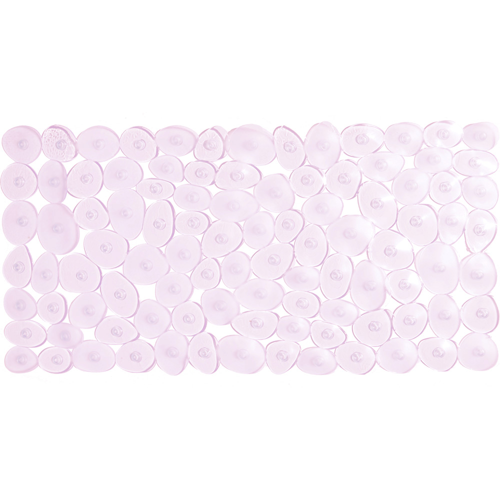 ΗΜΙΔΙΑΦΑΝΕΣ ΠΑΤΑΚΙ ΜΠΑΝΙΟΥ WetPebbles ΡΟΖ ΑΝΤΙΟΛΙΣΘΗΤΙΚΟ 36Χ72cm 