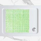 Non-slip Bathtub Mat SL8061 Transparent Green 54x54cm