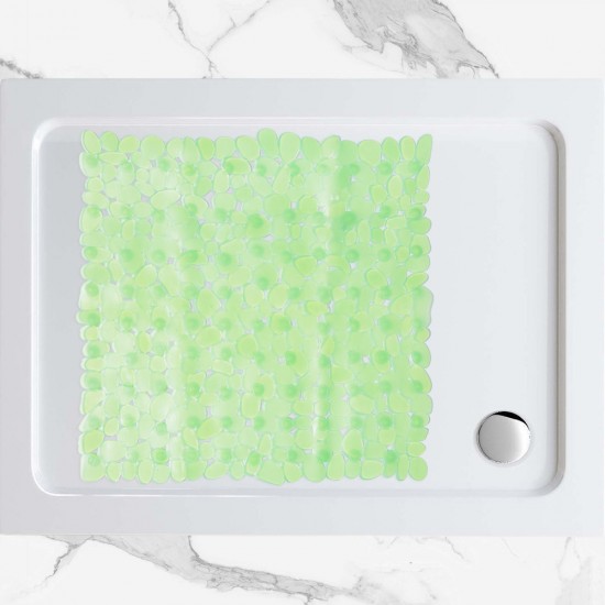 Non-slip Bathtub Mat SL8061 Transparent Green 54x54cm