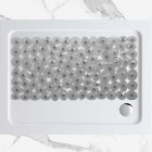 Semi-transparent Non-Slip Bath Mat WetPebbles Grey 40x70cm-1700123GREY