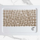 Semi-transparent Non-Slip Bath Mat WetPebbles Brown 40x70cm-1700123BROWN