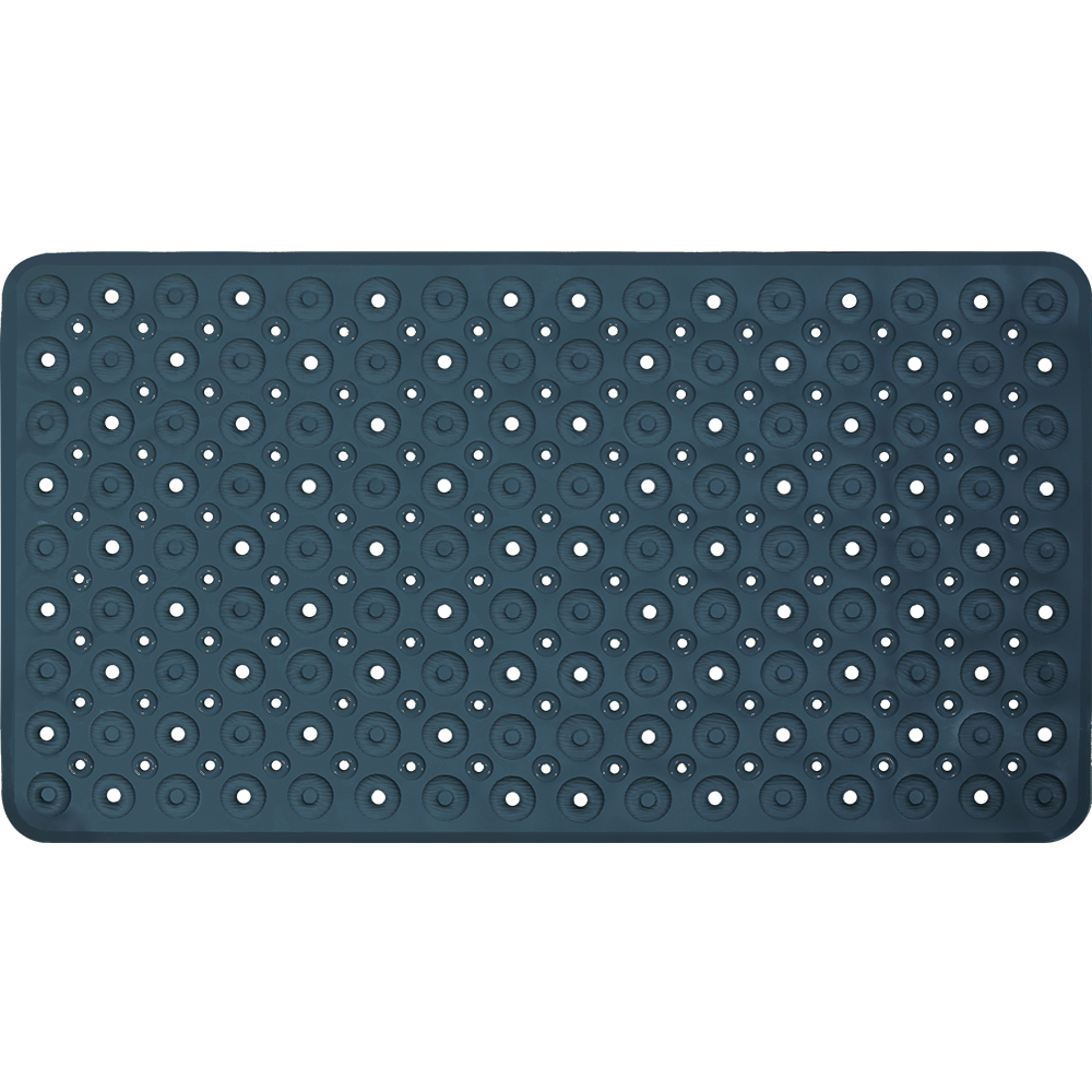 Non-slip Bathtub Mat Dent1 Black, with suction cups, 35x70cm