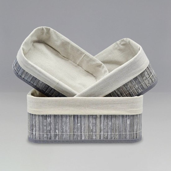Set of bamboo baskets SL7060. 3pcs