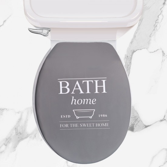 Soft Toilet Lid SL8118 Grey 40Χ35