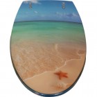 Toilet Lid Starfish Sand 36x43cm