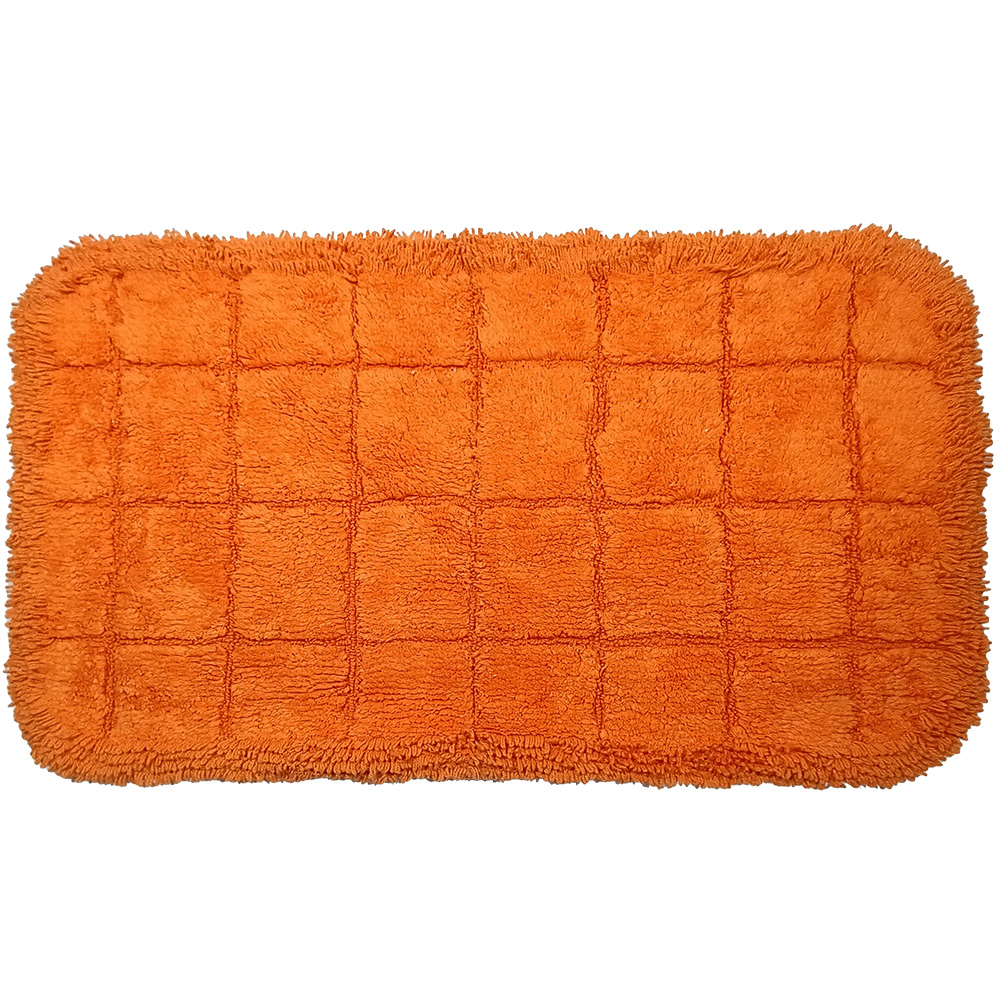 Bath Mat Rasta Karo Orange 60x90cm