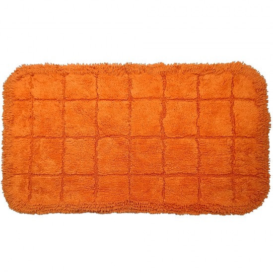 Bath Mat Rasta Karo Orange 60x90cm