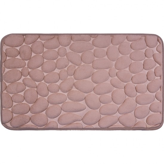 Bath Mat Memory Foam Pink 45x75cm