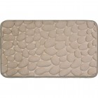 Bath Mat Memory Foam Beige 45x75cm
