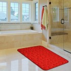 ΠΑΤΑΚΙ ΜΠΑΝΙΟΥ MEMORY FOAM ΚΟΚΚΙΝΟ 45Χ75