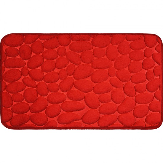 ΠΑΤΑΚΙ ΜΠΑΝΙΟΥ MEMORY FOAM ΚΟΚΚΙΝΟ 45Χ75