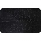 Bath Mat Memory Foam Black 50x80cm