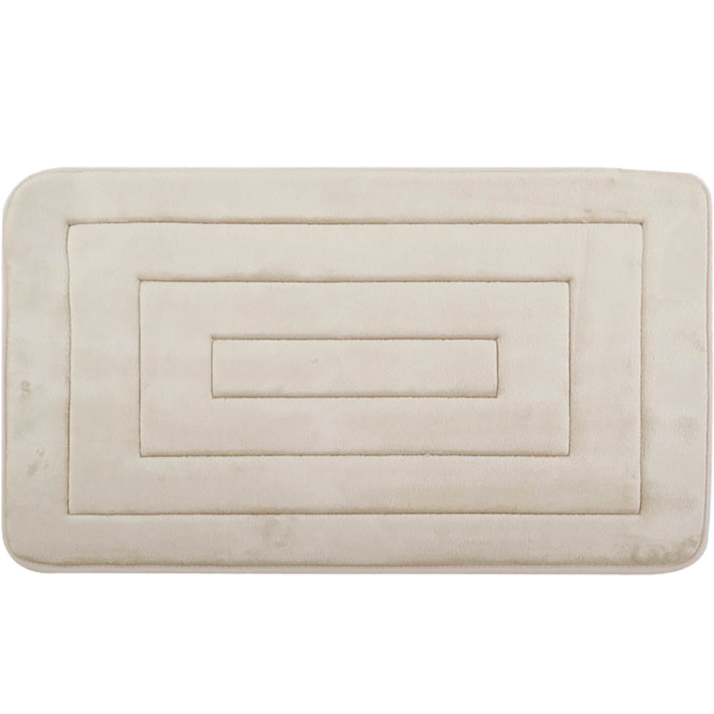 Bath Mat Memory Foam Dark Grey SL315  45x75cm