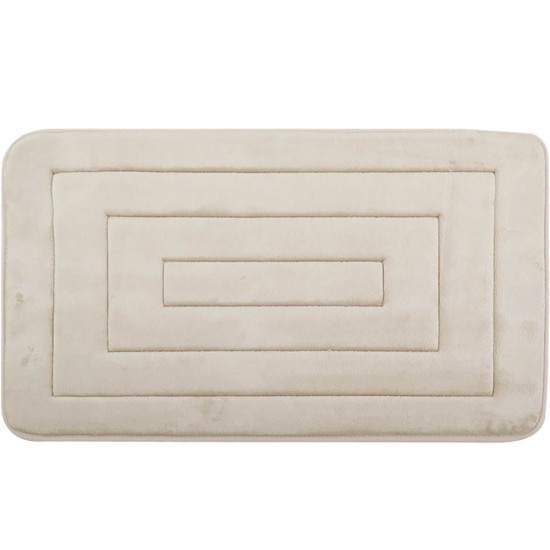 Bath Mat Memory Foam Dark Grey SL315  45x75cm