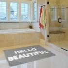 Bath Mat Fine 50x70cm Grey