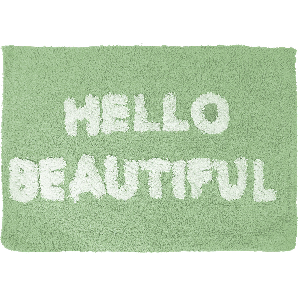 Bath Mat Fine Lime 50x70cm