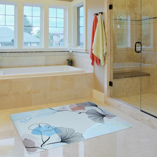 Bath Mat FlowersFromJapan 45x75cm