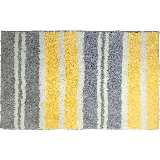 ΠΑΤΑΚΙ ΜΠΑΝΙΟΥ HORIZON LINES ΚΙΤΡΙΝΟ 50X80