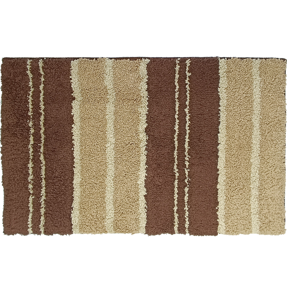 ΠΑΤΑΚΙ ΜΠΑΝΙΟΥ HORIZON LINES ΚΑΦΕ 50X80