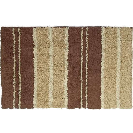 ΠΑΤΑΚΙ ΜΠΑΝΙΟΥ HORIZON LINES ΚΑΦΕ 50X80