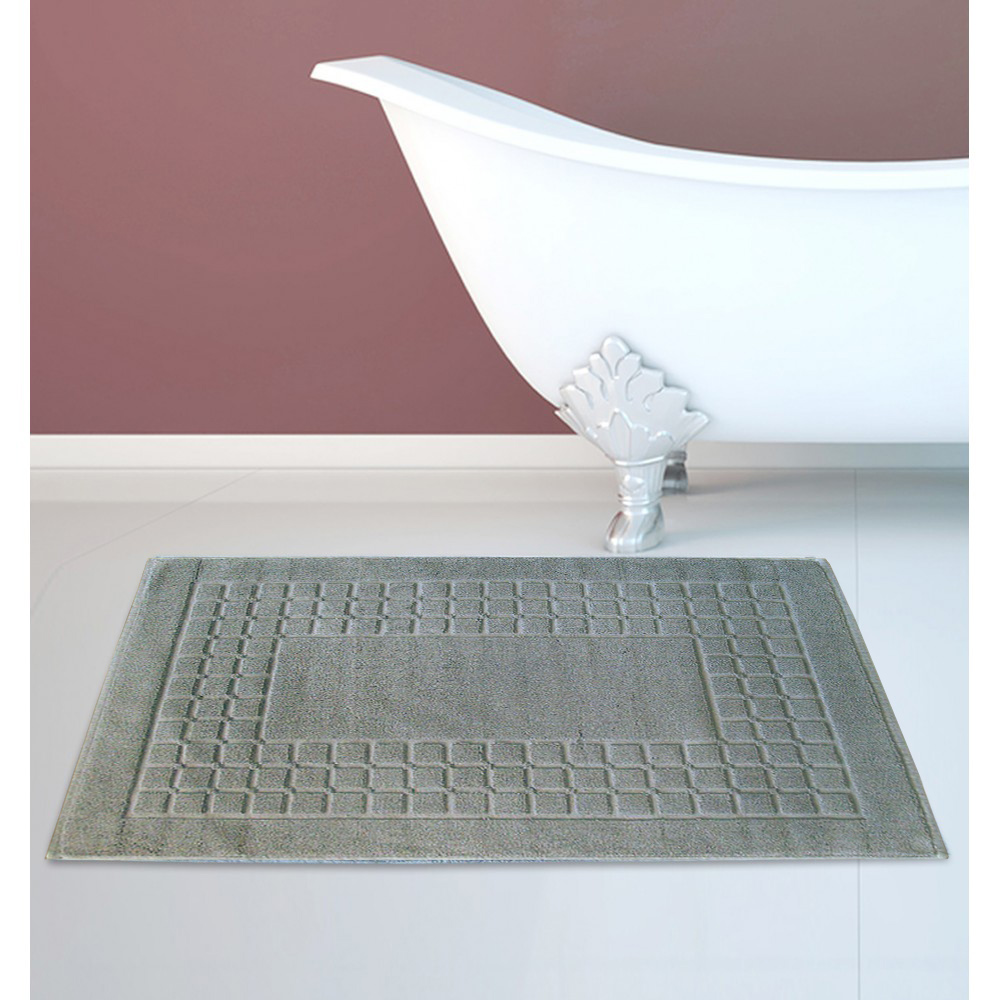 Floor Mat Chess 50x75cm Grey-2800B GREY