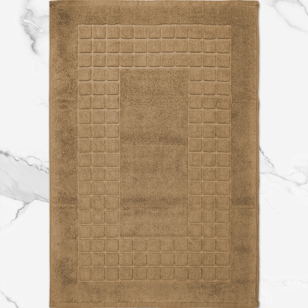 Floor Mat Chess 50x75cm Beige-2800A BEIGE