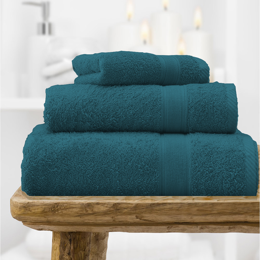 Bath Towel SL801 Petrol 30x50cm
