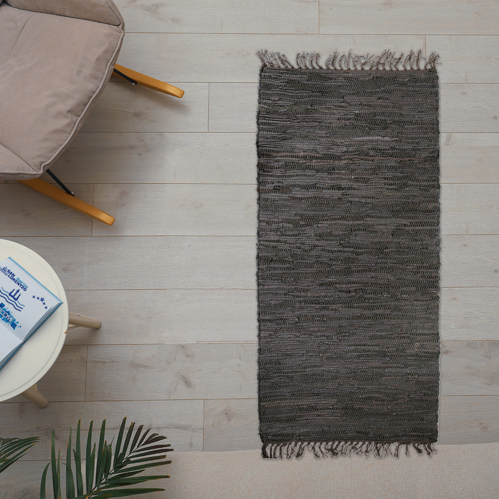 ΔΕΡΜAΤΙΝΟ ΧΑΛAΚΙ  LEAΤΗΕR FLΑΤ COFFEE 60Χ120