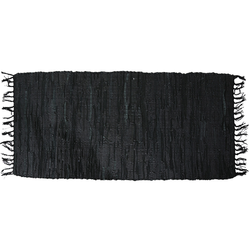 ΔΕΡΜAΤΙΝΟ ΧΑΛAΚΙ LEAΤΗΕR FLΑΤ BLACK 60Χ90 ΔΕΡΜAΤΙΝΟ ΧΑΛAΚΙ LEAΤΗΕR FLΑΤ BLACK 60Χ90