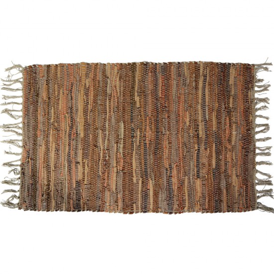 ΔΕΡΜAΤΙΝΟ ΧΑΛAΚΙ LEAΤΗΕR FLΑΤ BROWN BEIGE 60Χ90 ΔΕΡΜAΤΙΝΟ ΧΑΛAΚΙ LEAΤΗΕR FLΑΤ BROWN BEIGE 60Χ90